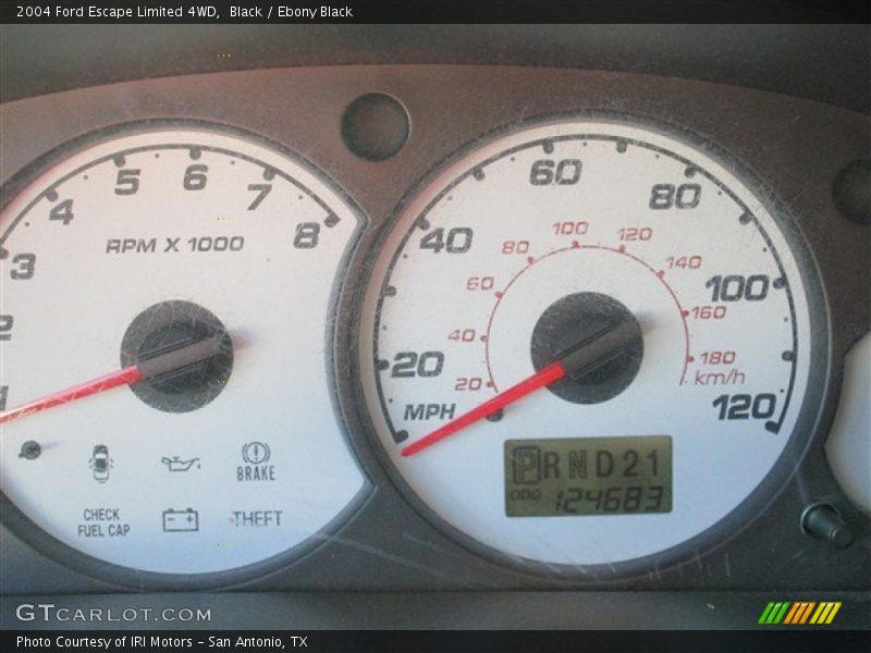 Black / Ebony Black 2004 Ford Escape Limited 4WD