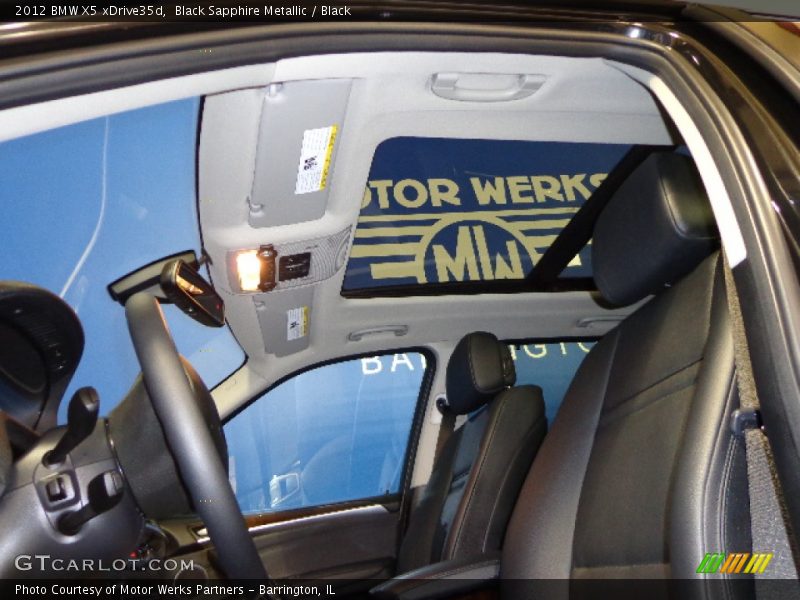 Black Sapphire Metallic / Black 2012 BMW X5 xDrive35d