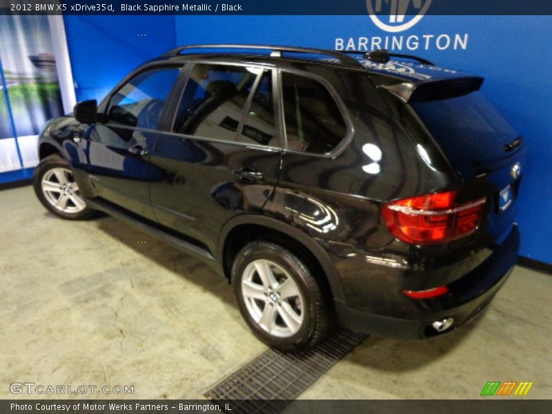 Black Sapphire Metallic / Black 2012 BMW X5 xDrive35d