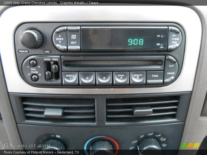 Audio System of 2003 Grand Cherokee Laredo