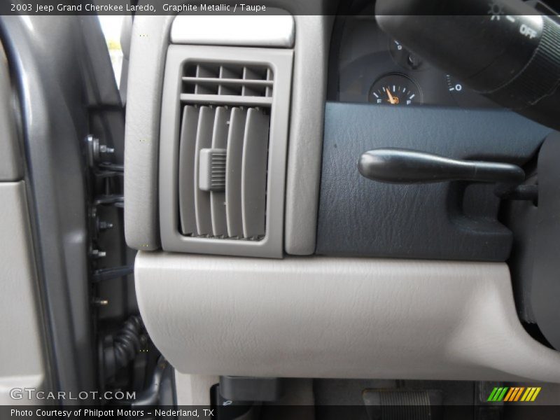 Graphite Metallic / Taupe 2003 Jeep Grand Cherokee Laredo