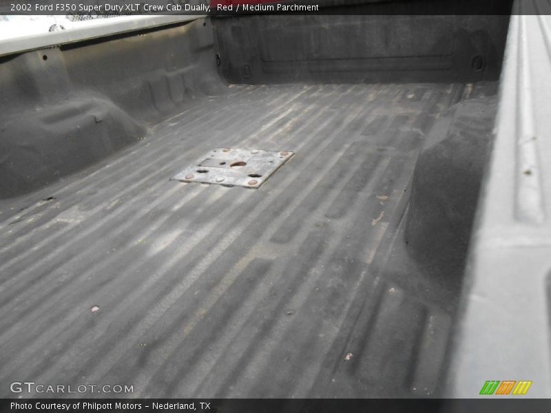 Red / Medium Parchment 2002 Ford F350 Super Duty XLT Crew Cab Dually