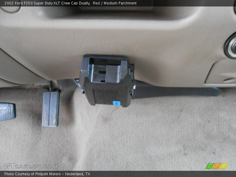 Red / Medium Parchment 2002 Ford F350 Super Duty XLT Crew Cab Dually