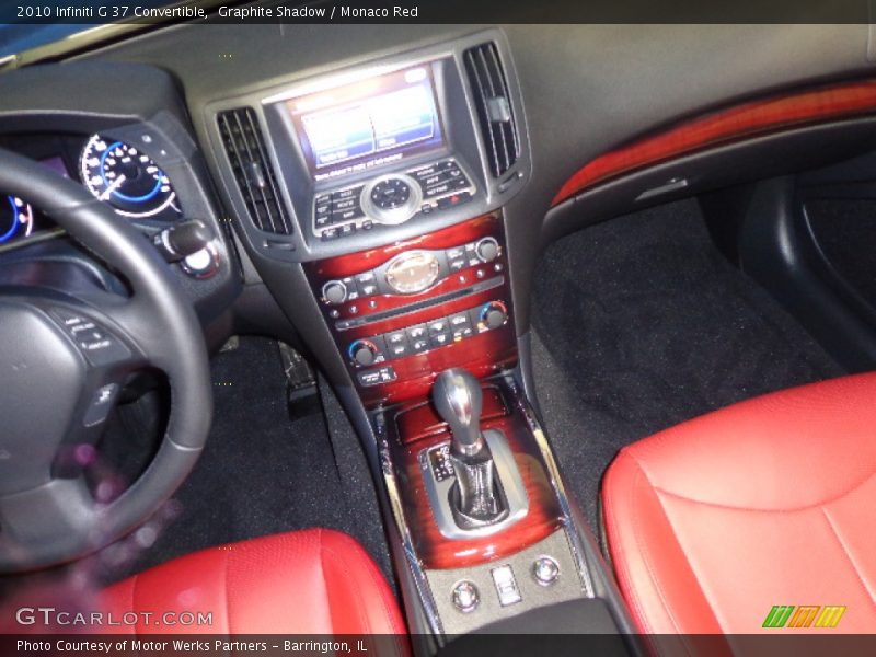 Graphite Shadow / Monaco Red 2010 Infiniti G 37 Convertible