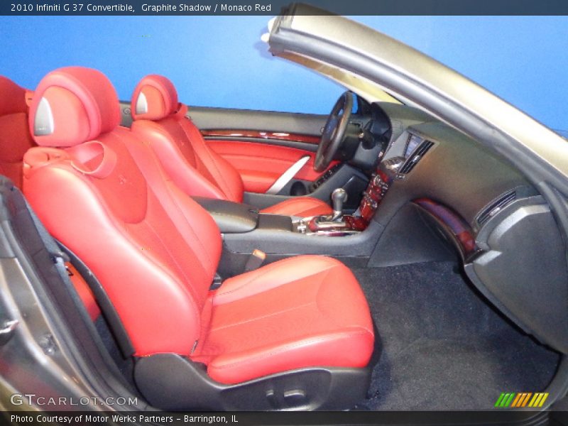  2010 G 37 Convertible Monaco Red Interior