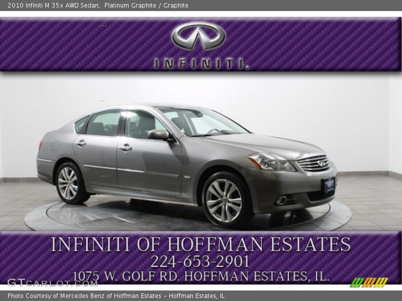Platinum Graphite / Graphite 2010 Infiniti M 35x AWD Sedan