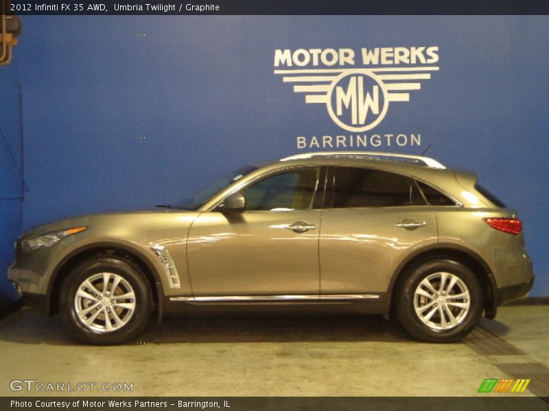 Umbria Twilight / Graphite 2012 Infiniti FX 35 AWD