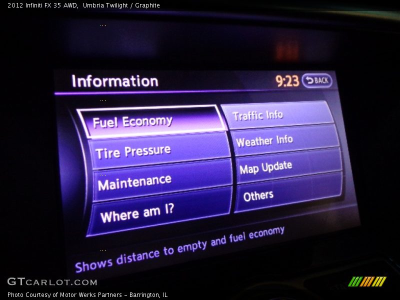 Umbria Twilight / Graphite 2012 Infiniti FX 35 AWD
