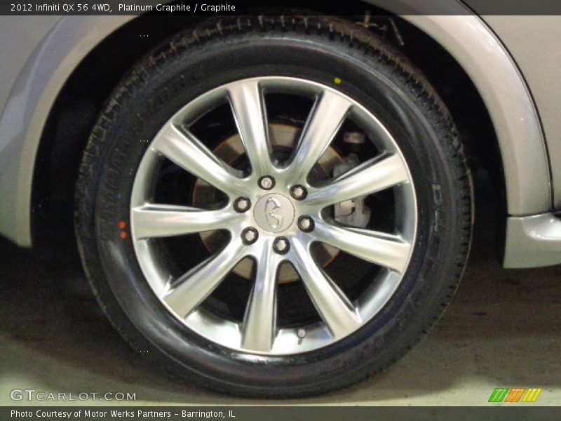 Platinum Graphite / Graphite 2012 Infiniti QX 56 4WD