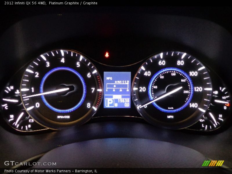 Platinum Graphite / Graphite 2012 Infiniti QX 56 4WD