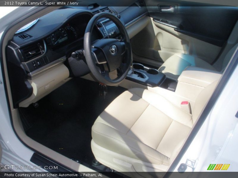 Super White / Ivory 2012 Toyota Camry L