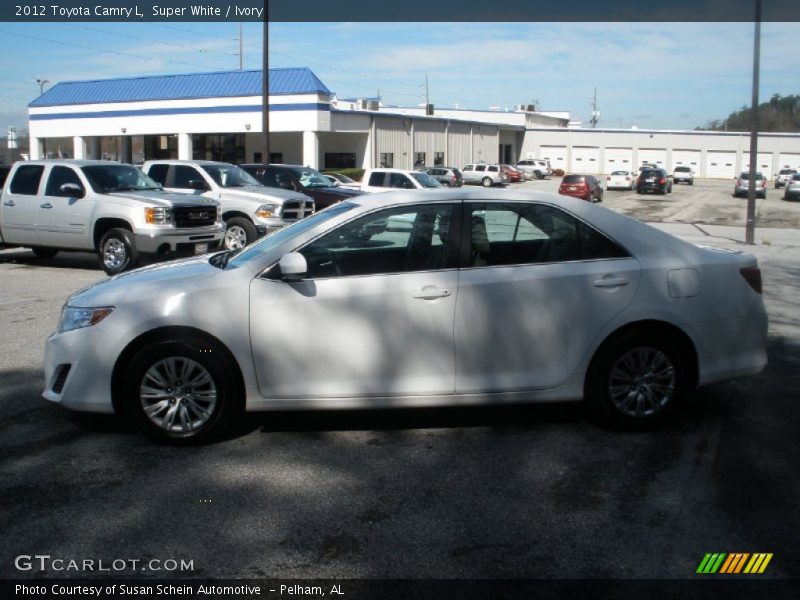 Super White / Ivory 2012 Toyota Camry L