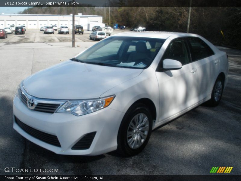 Super White / Ivory 2012 Toyota Camry L