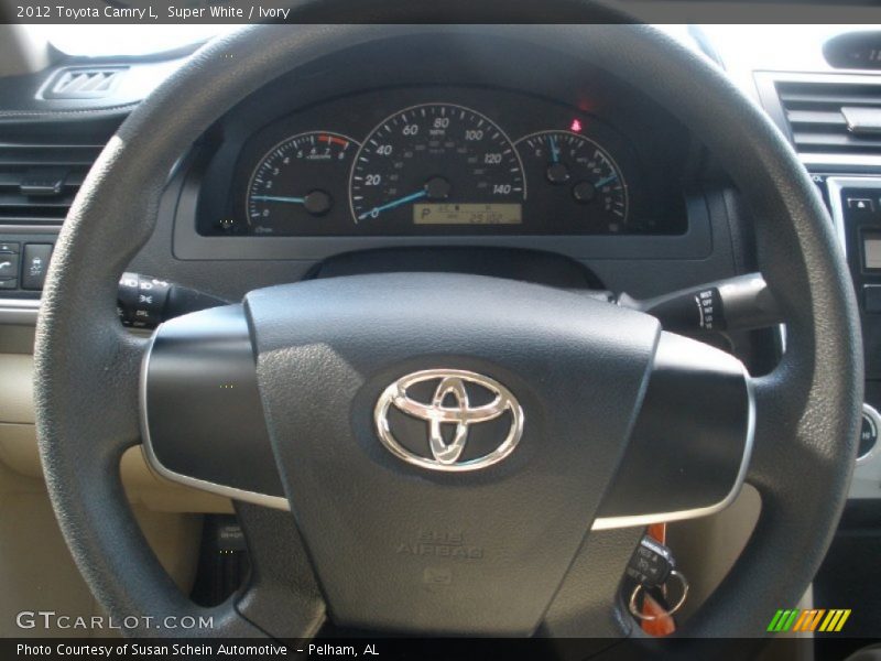 Super White / Ivory 2012 Toyota Camry L