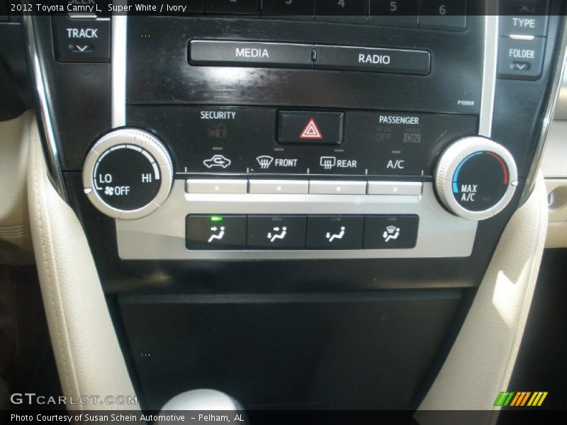 Super White / Ivory 2012 Toyota Camry L