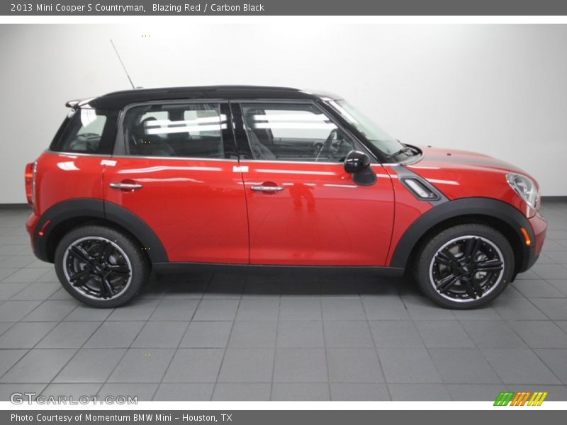 Blazing Red / Carbon Black 2013 Mini Cooper S Countryman