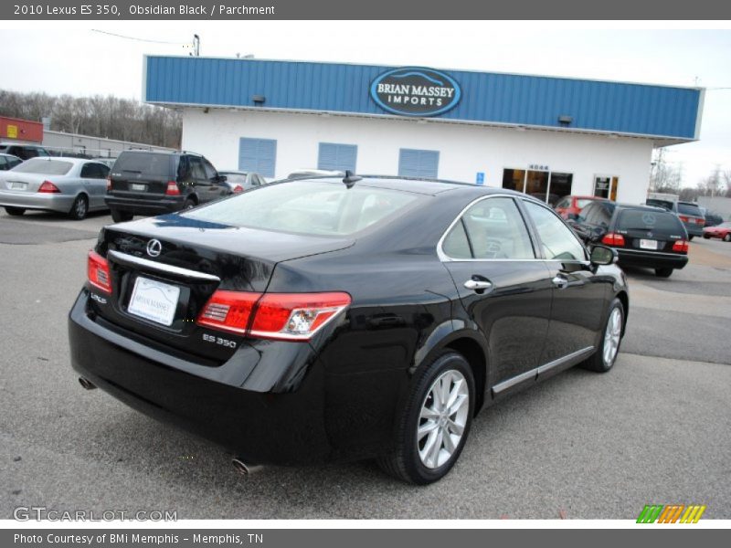Obsidian Black / Parchment 2010 Lexus ES 350