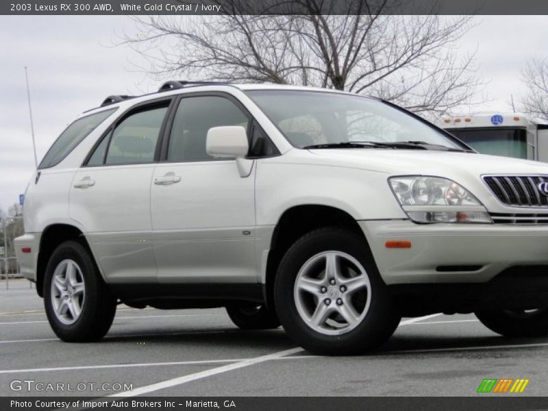 White Gold Crystal / Ivory 2003 Lexus RX 300 AWD