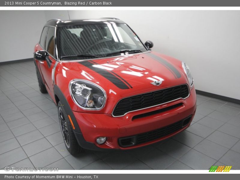 Blazing Red / Carbon Black 2013 Mini Cooper S Countryman