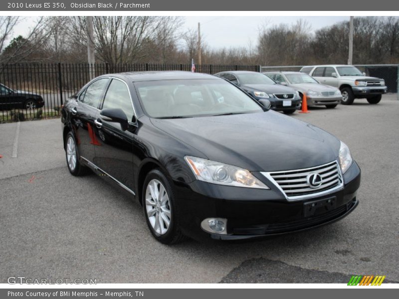 Obsidian Black / Parchment 2010 Lexus ES 350