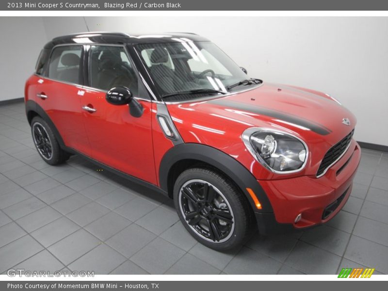 Blazing Red / Carbon Black 2013 Mini Cooper S Countryman