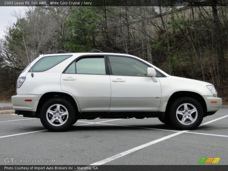 White Gold Crystal / Ivory 2003 Lexus RX 300 AWD