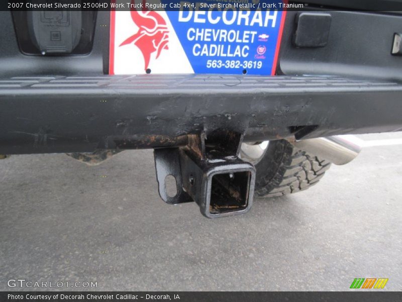 Silver Birch Metallic / Dark Titanium 2007 Chevrolet Silverado 2500HD Work Truck Regular Cab 4x4