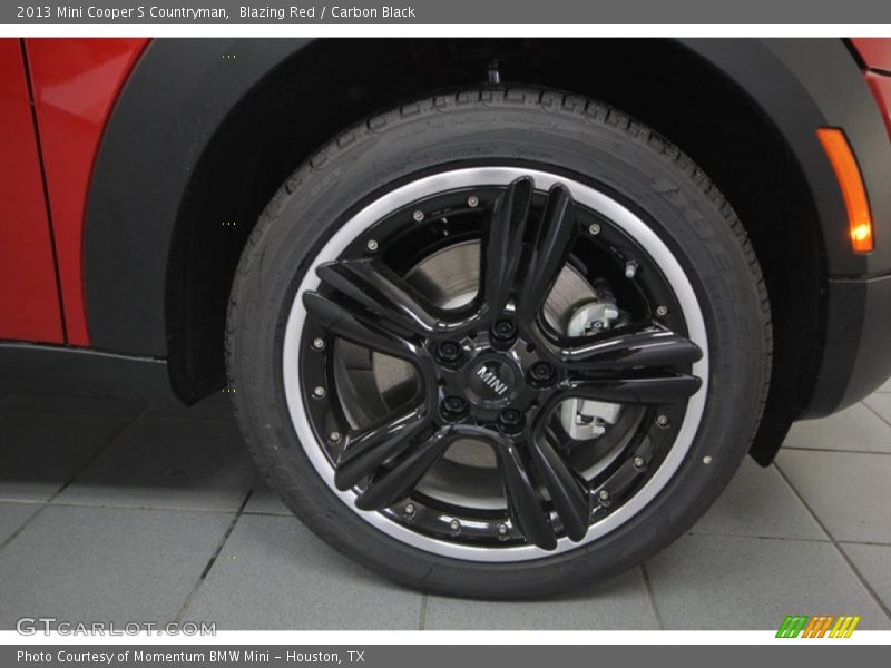Blazing Red / Carbon Black 2013 Mini Cooper S Countryman
