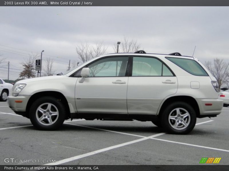 White Gold Crystal / Ivory 2003 Lexus RX 300 AWD