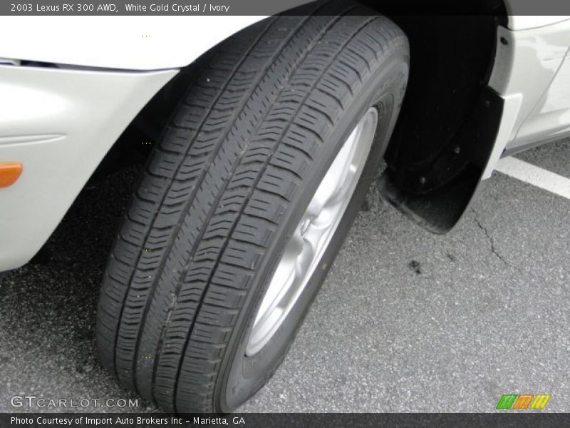 White Gold Crystal / Ivory 2003 Lexus RX 300 AWD