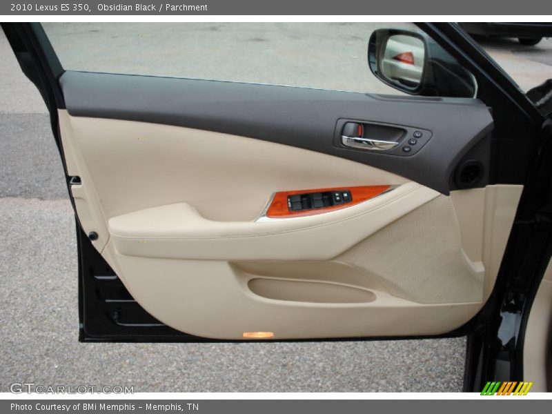 Obsidian Black / Parchment 2010 Lexus ES 350