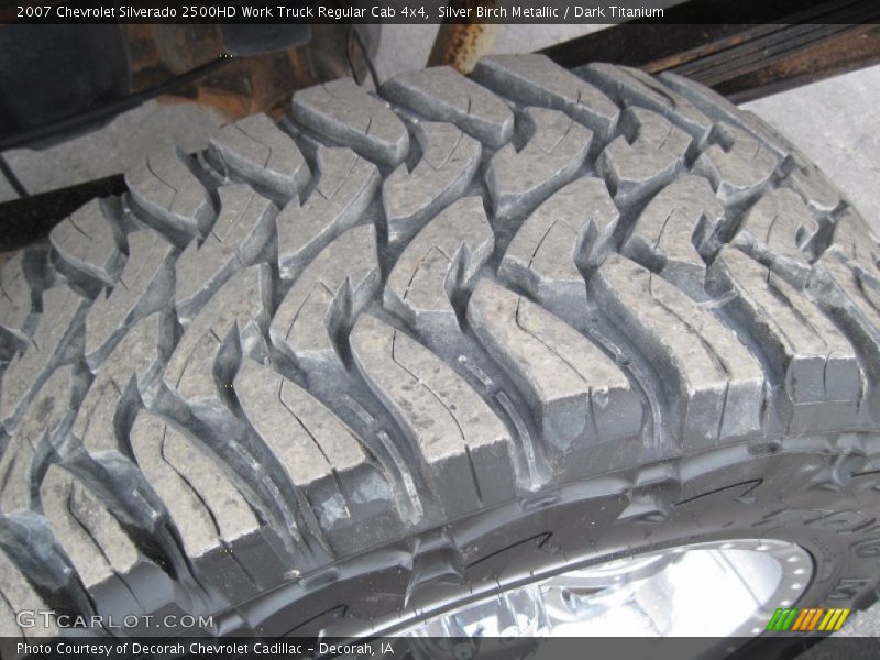 Silver Birch Metallic / Dark Titanium 2007 Chevrolet Silverado 2500HD Work Truck Regular Cab 4x4