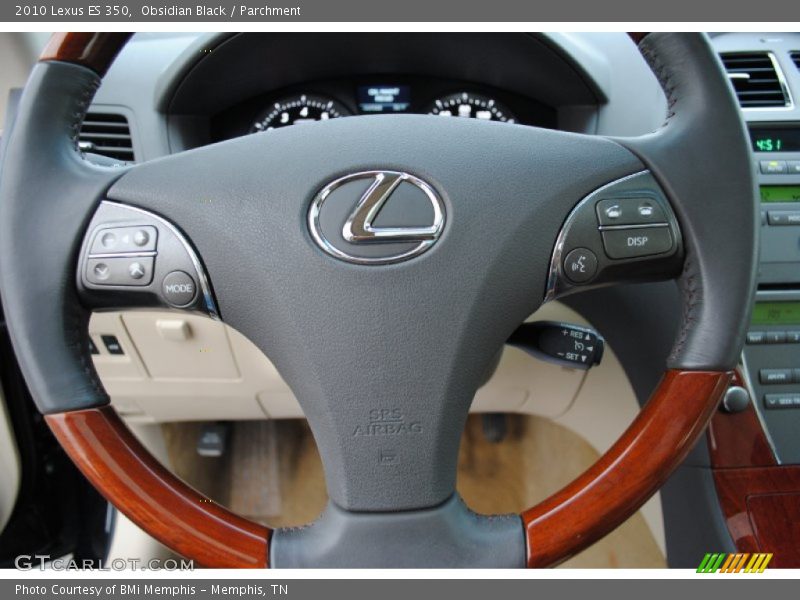 Obsidian Black / Parchment 2010 Lexus ES 350