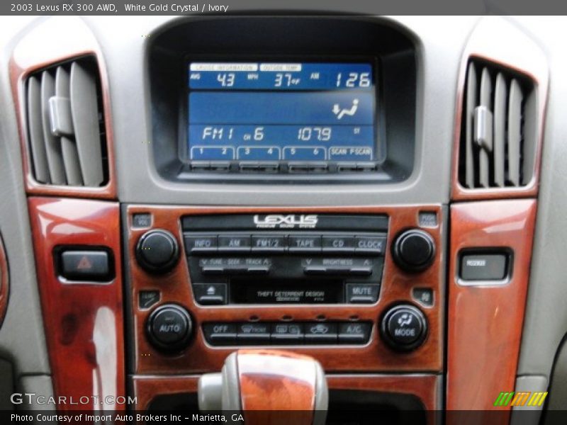 White Gold Crystal / Ivory 2003 Lexus RX 300 AWD