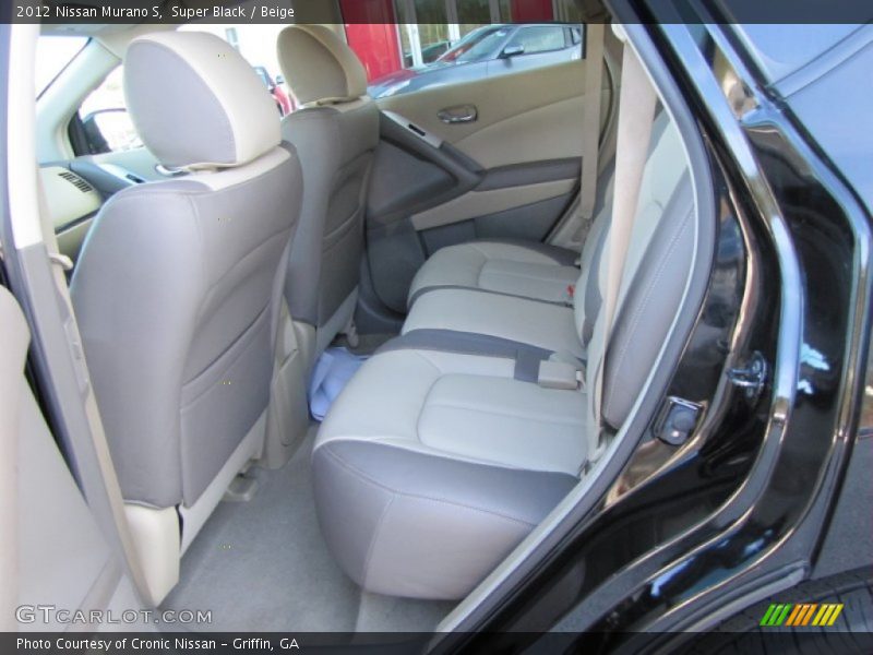 Rear Seat of 2012 Murano S