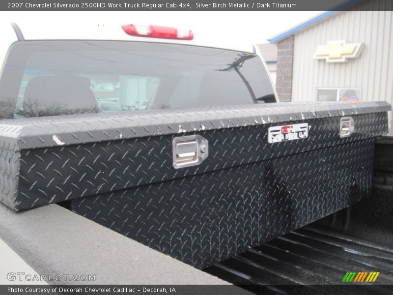 Silver Birch Metallic / Dark Titanium 2007 Chevrolet Silverado 2500HD Work Truck Regular Cab 4x4