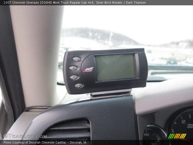 Silver Birch Metallic / Dark Titanium 2007 Chevrolet Silverado 2500HD Work Truck Regular Cab 4x4