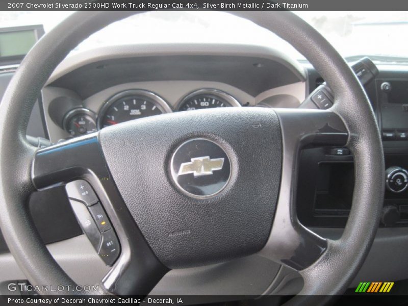  2007 Silverado 2500HD Work Truck Regular Cab 4x4 Steering Wheel