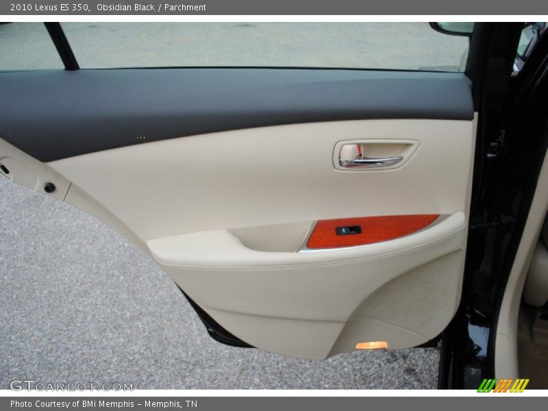 Obsidian Black / Parchment 2010 Lexus ES 350