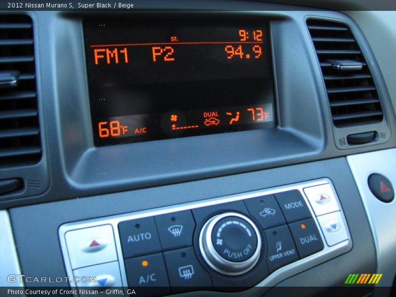 Controls of 2012 Murano S