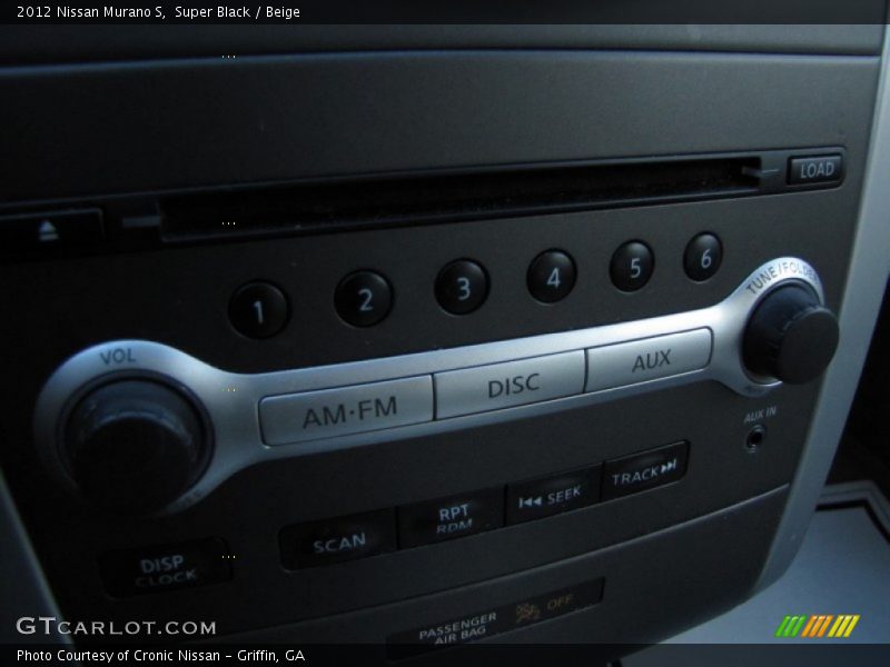 Audio System of 2012 Murano S