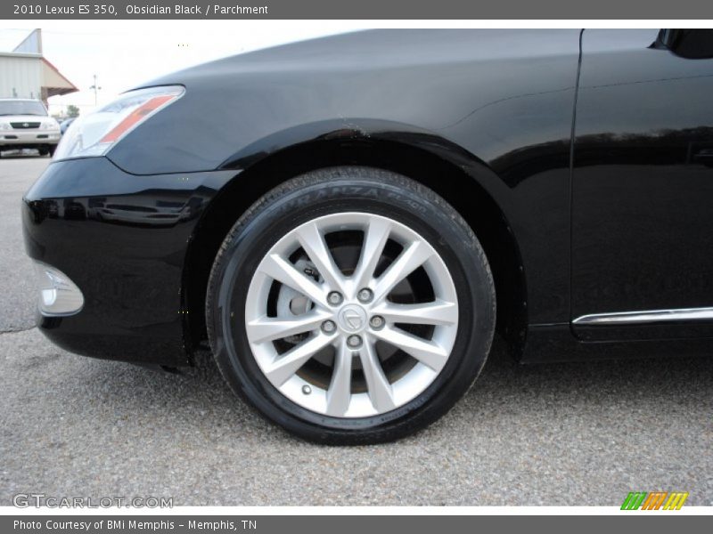 Obsidian Black / Parchment 2010 Lexus ES 350