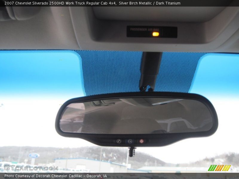 Silver Birch Metallic / Dark Titanium 2007 Chevrolet Silverado 2500HD Work Truck Regular Cab 4x4