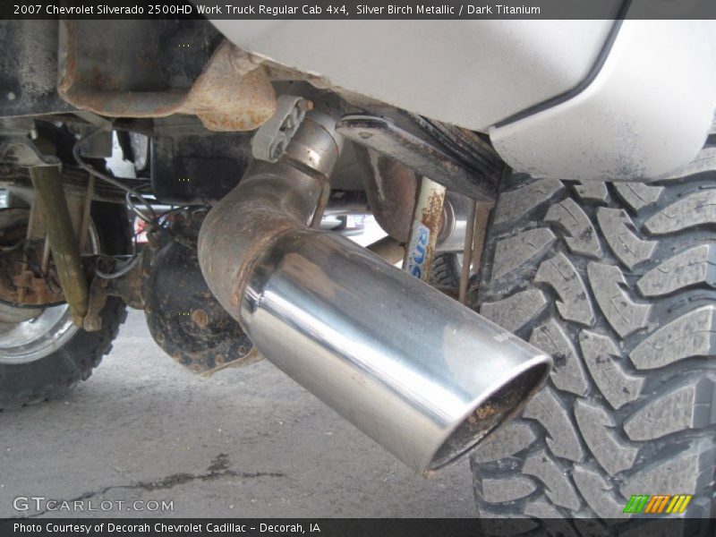 Exhaust of 2007 Silverado 2500HD Work Truck Regular Cab 4x4