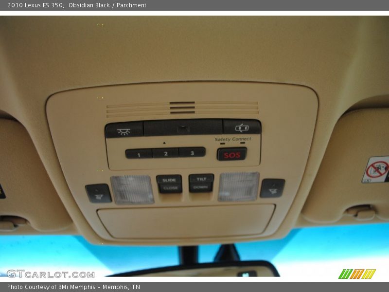Obsidian Black / Parchment 2010 Lexus ES 350