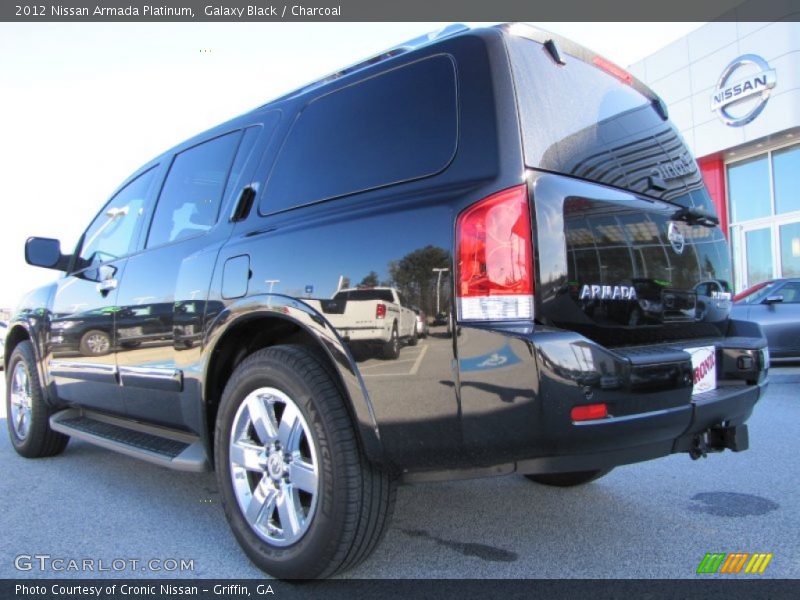 Galaxy Black / Charcoal 2012 Nissan Armada Platinum
