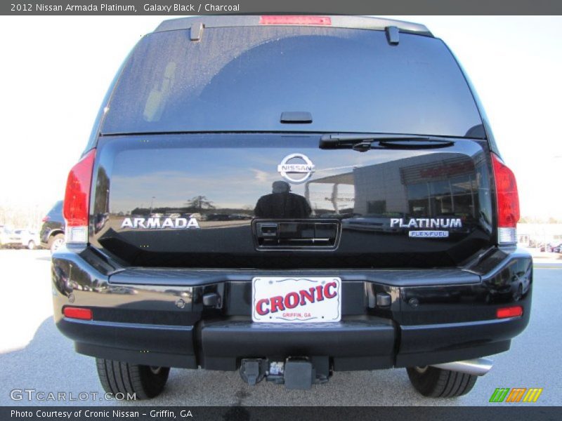 Galaxy Black / Charcoal 2012 Nissan Armada Platinum