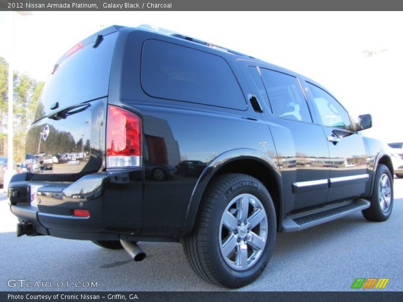 Galaxy Black / Charcoal 2012 Nissan Armada Platinum