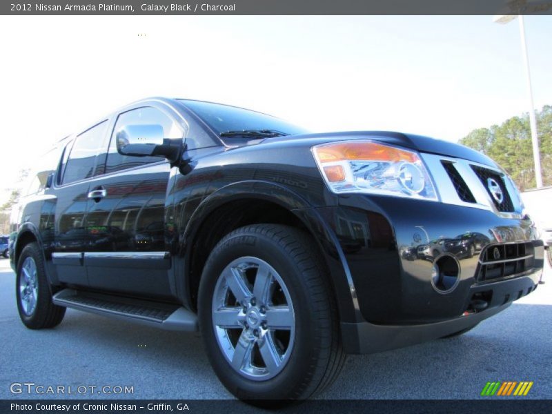 Galaxy Black / Charcoal 2012 Nissan Armada Platinum