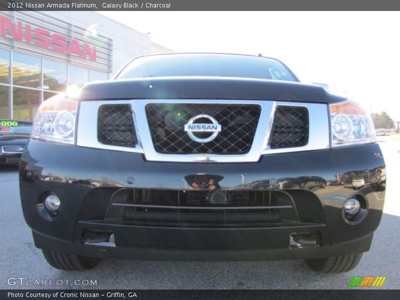 Galaxy Black / Charcoal 2012 Nissan Armada Platinum
